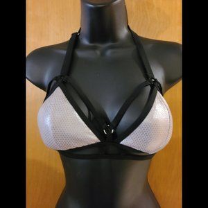 Gale Polewear Sexy Strappy Sports Bra Size Small